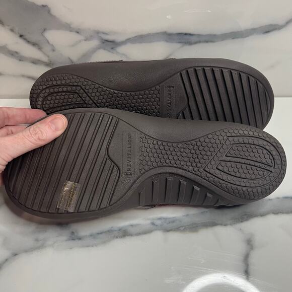 Revitalign Siesta Nuevo Women's Burgundy Patent Leather Mandy Mule Sz 10 Comfort - Picture 7 of 7